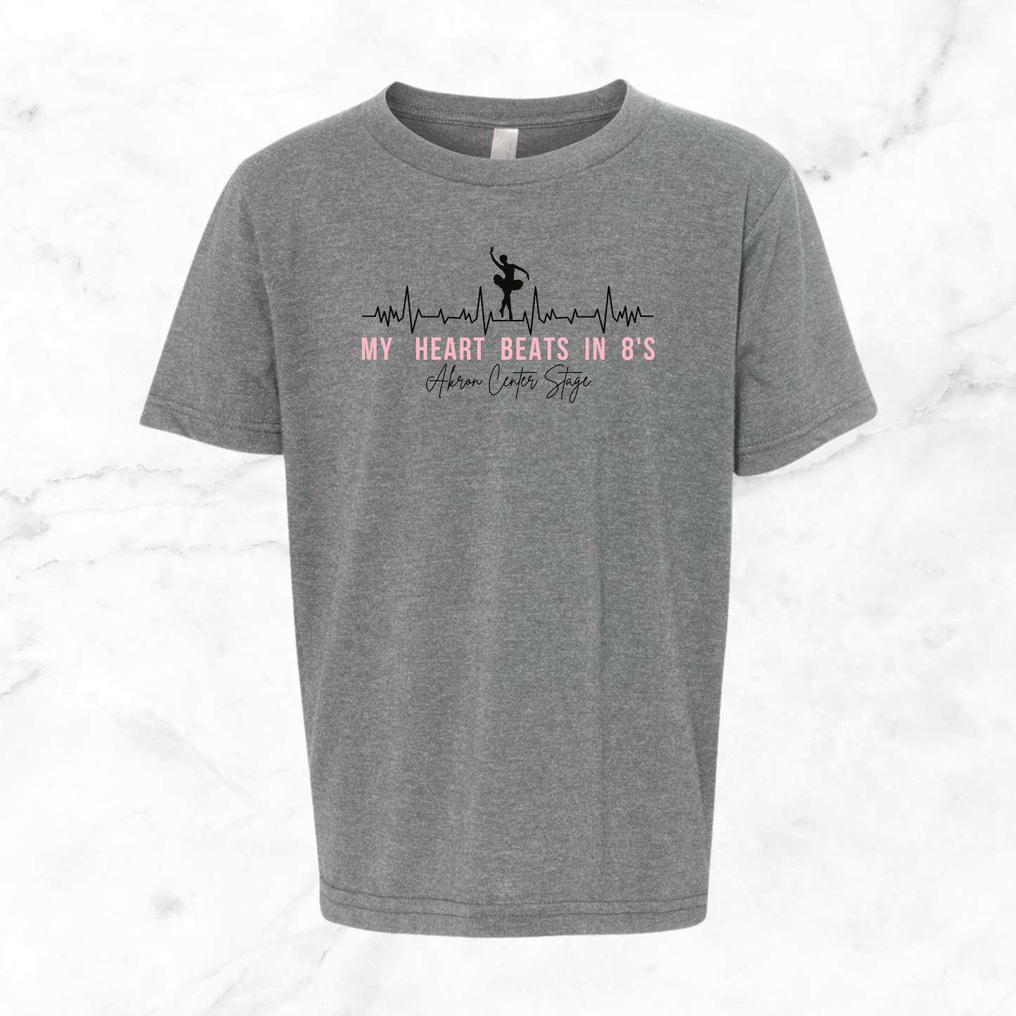 My Heart Beats in 8s Tee (Youth)