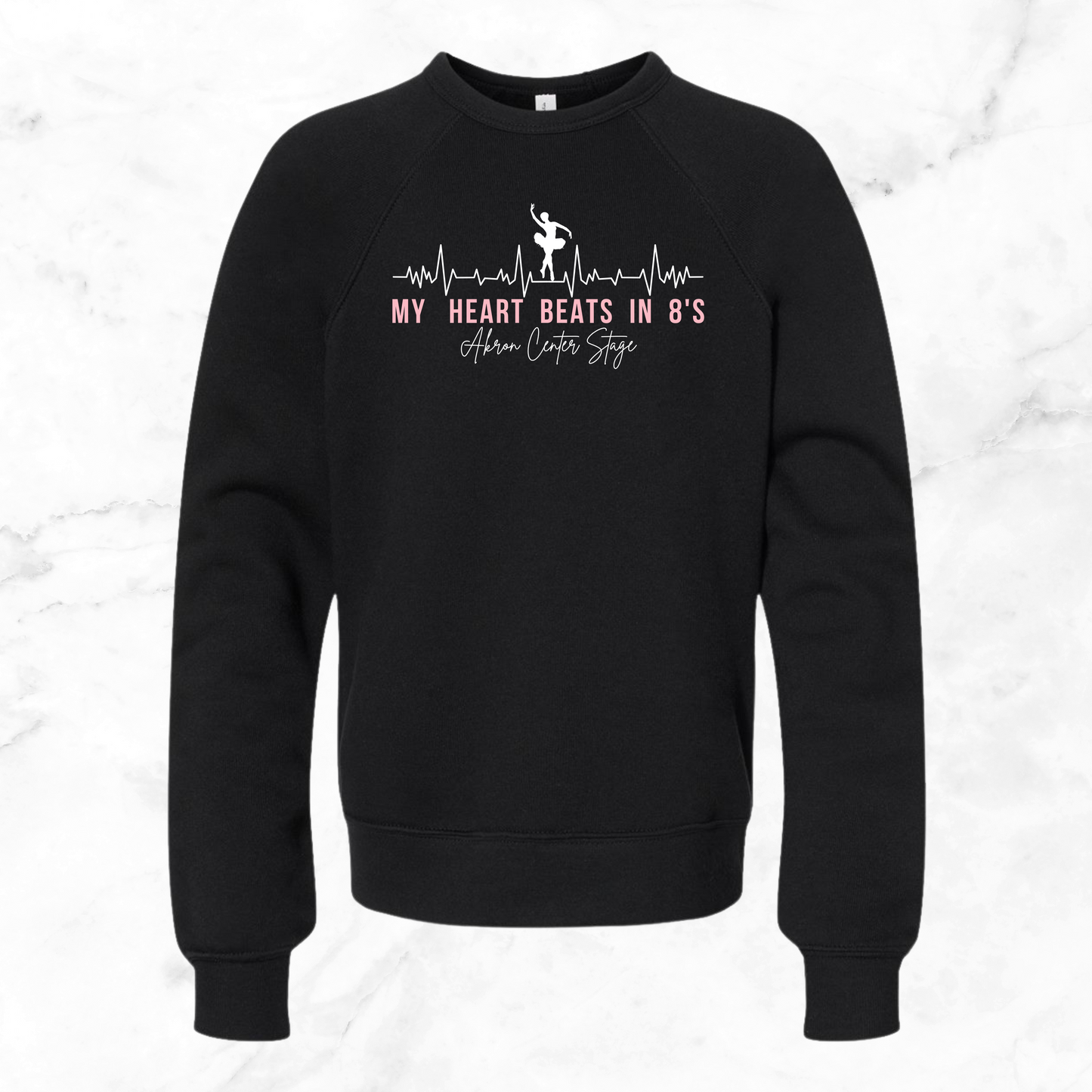 My Heart Beats in 8s Crewneck (Youth)