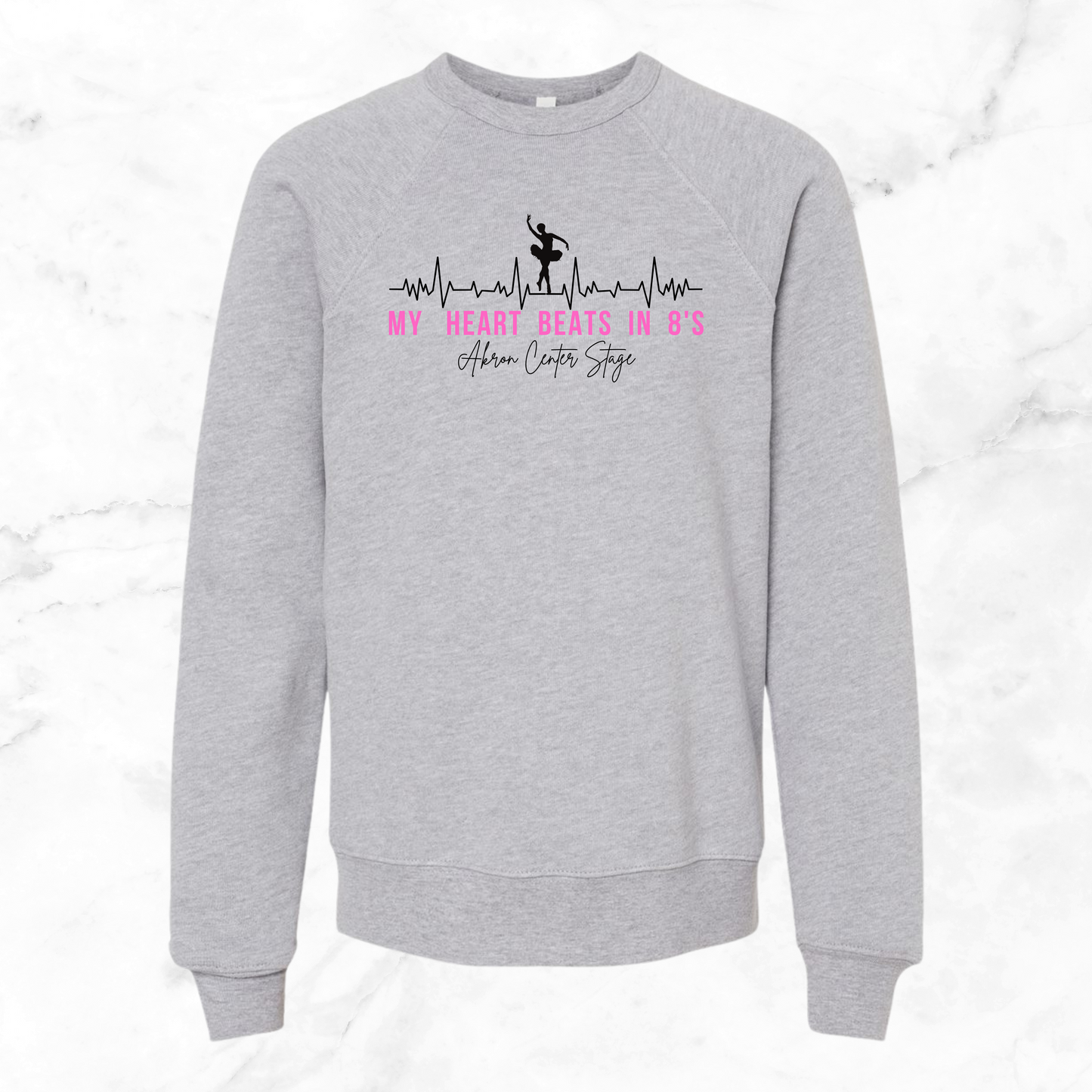 My Heart Beats in 8s Crewneck (Youth)