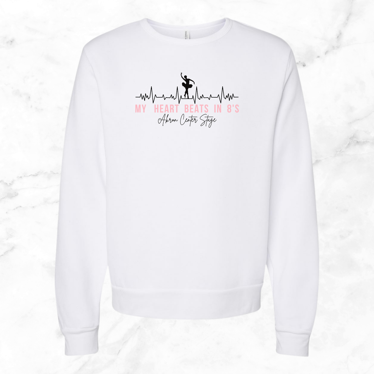 My Heart Beats in 8s Crewneck (Adult)
