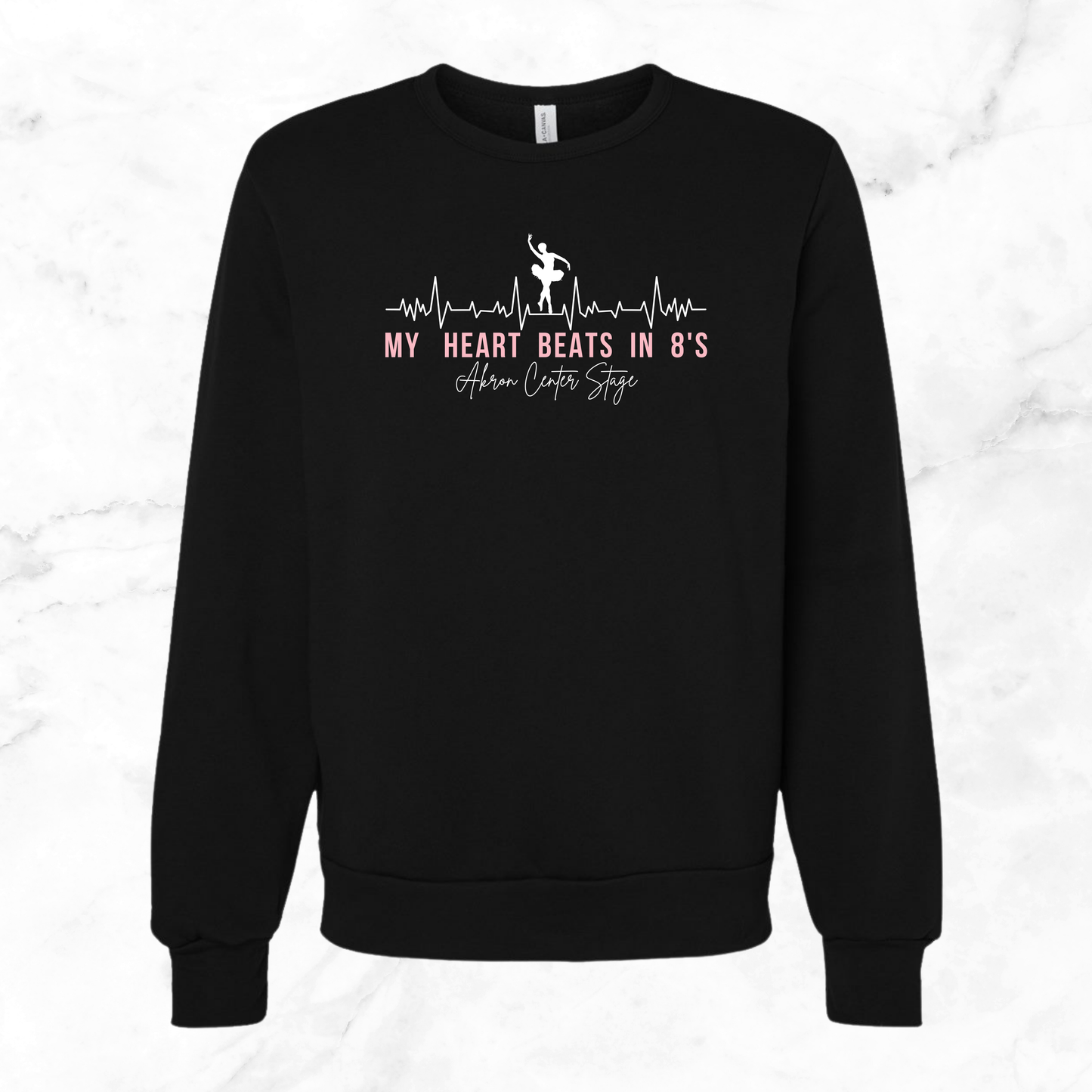 My Heart Beats in 8s Crewneck (Adult)