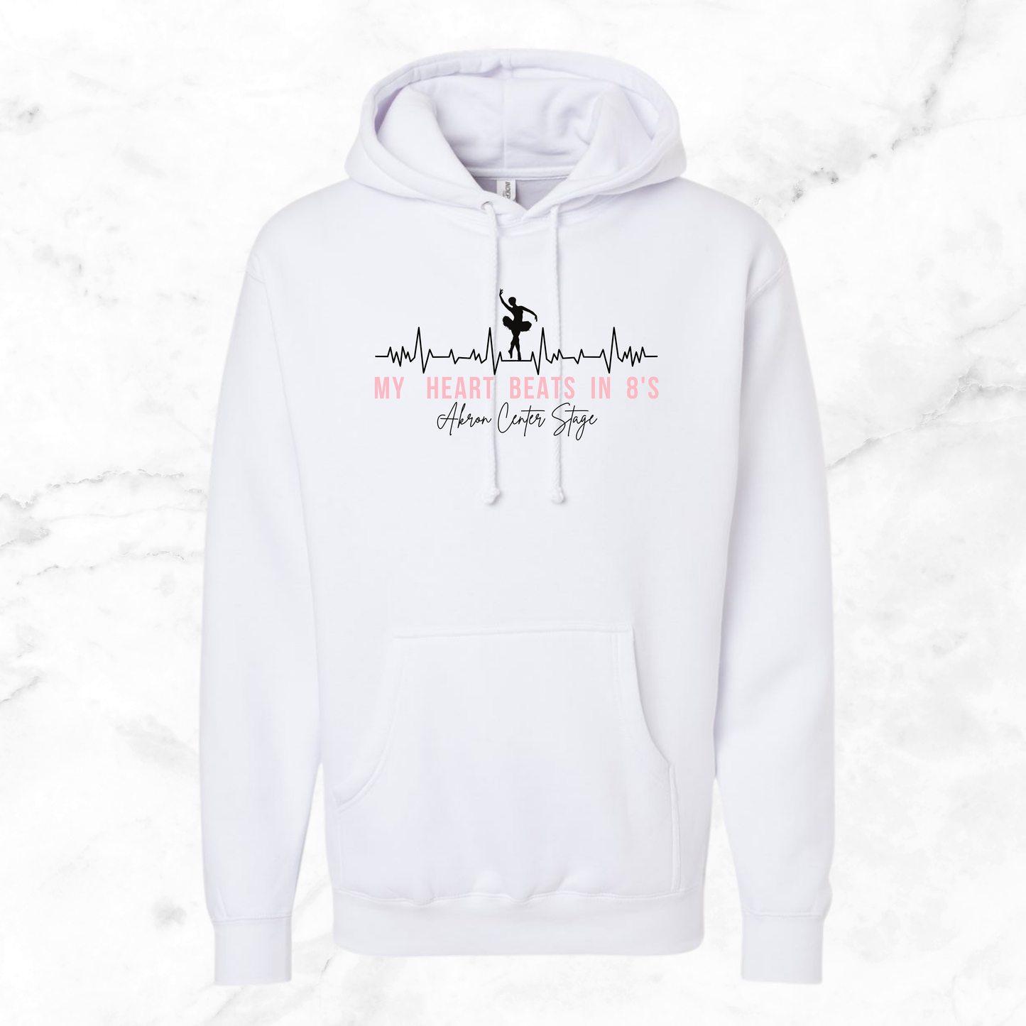 My Heart Beats in 8s Premium Hoodie (Adult)