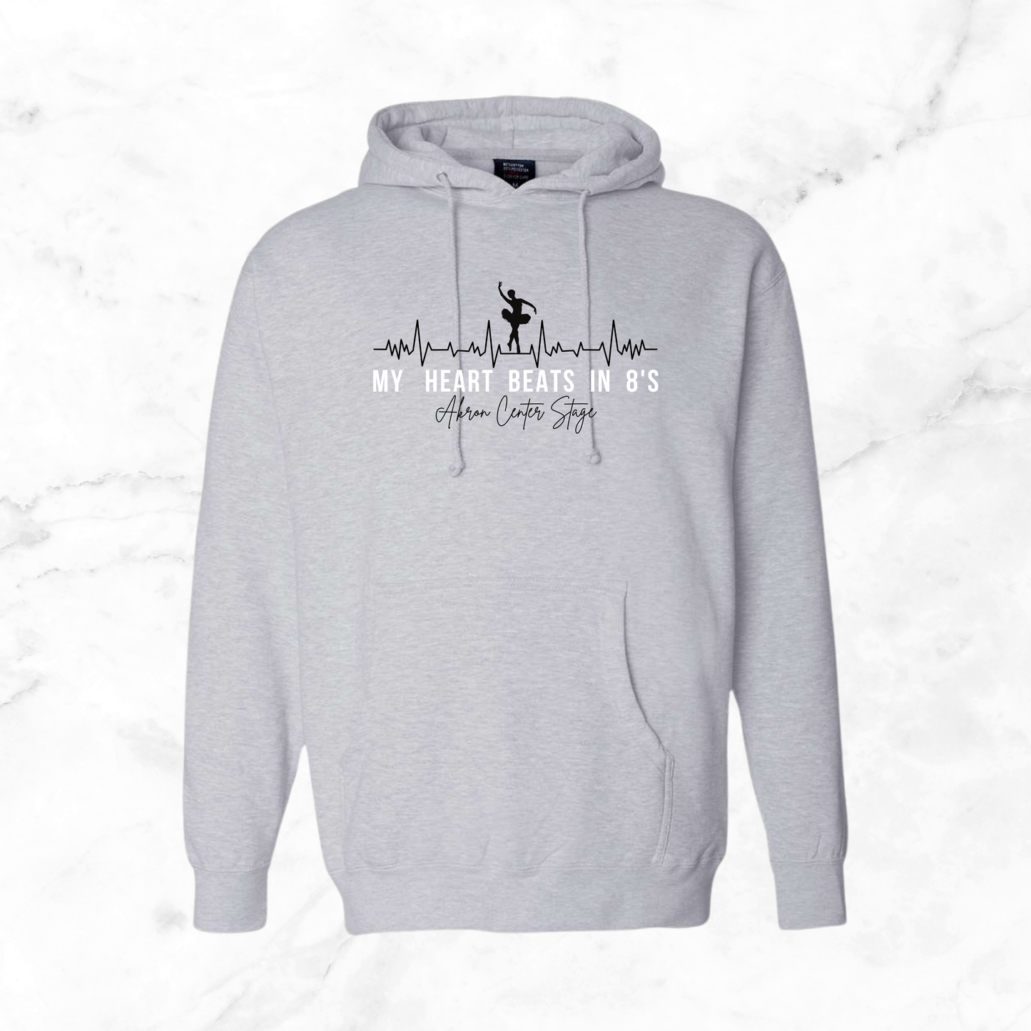 My Heart Beats in 8s Premium Hoodie (Adult)