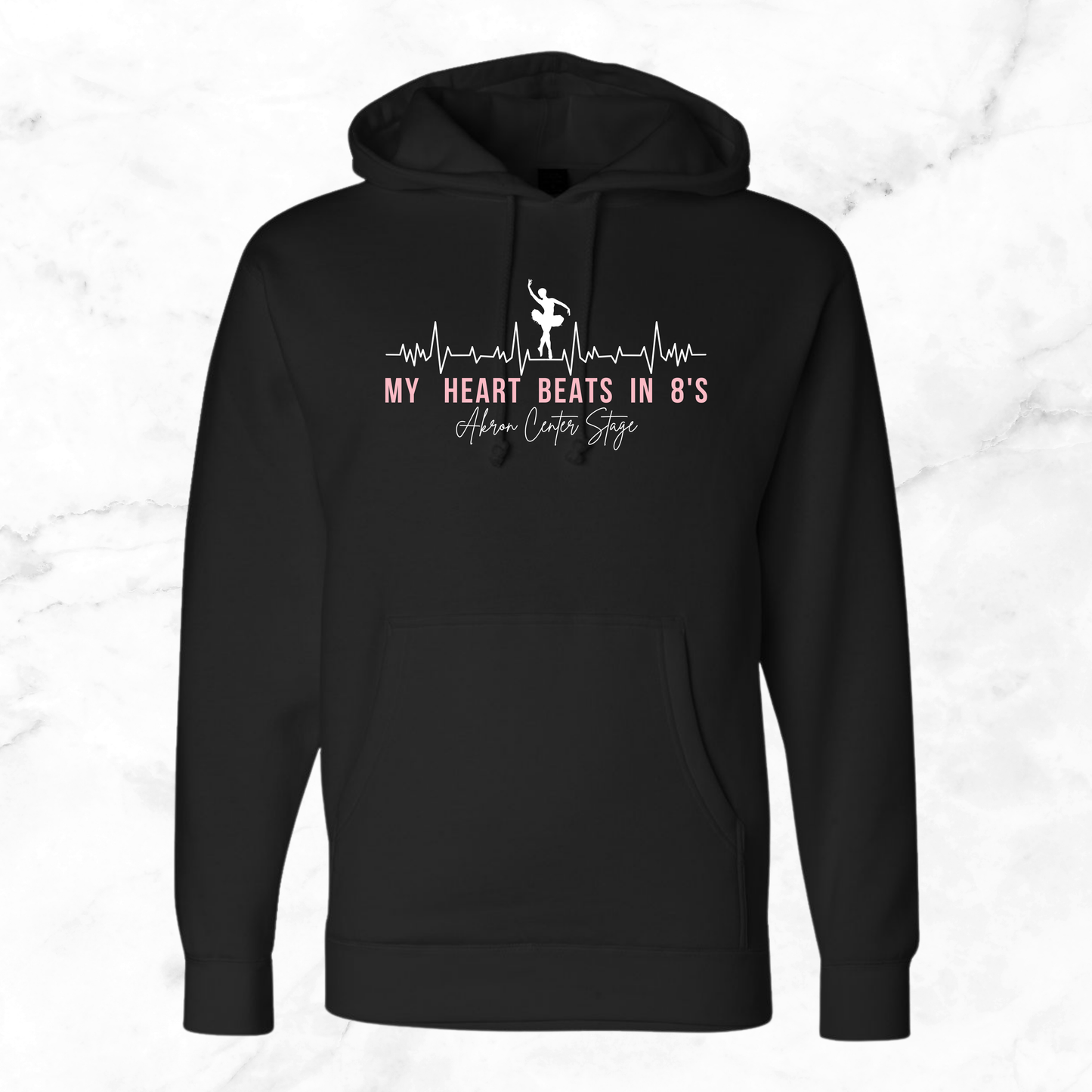 My Heart Beats in 8s Premium Hoodie (Adult)