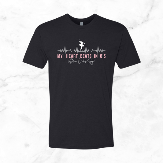 My Heart Beats in 8s Tee (Adult)